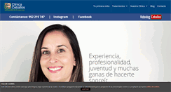 Desktop Screenshot of ortodonciaceballos.com